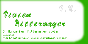 vivien mittermayer business card